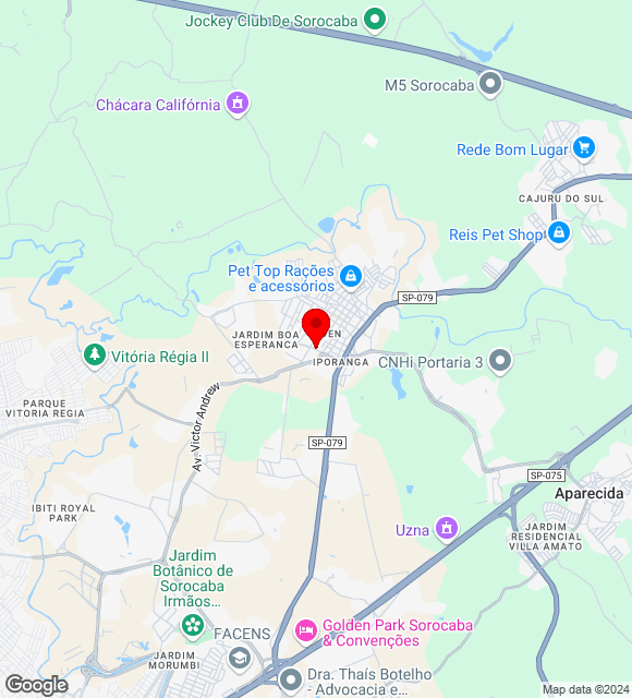 Mapa da localização