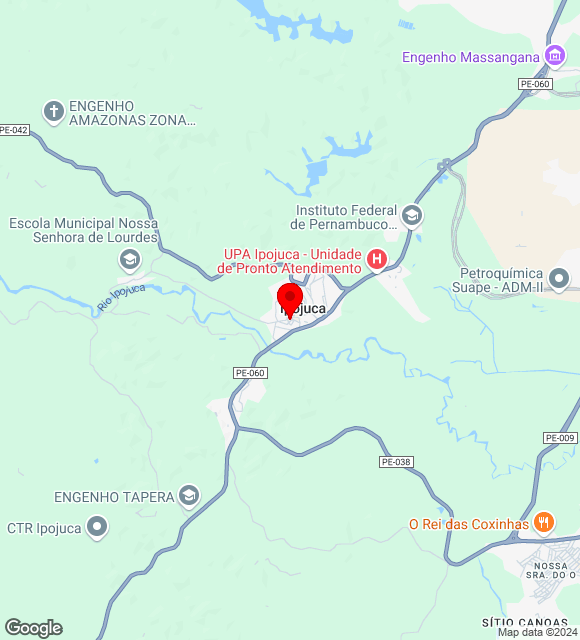 Mapa da localização