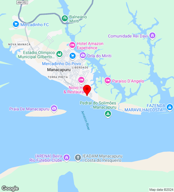 Mapa da localização