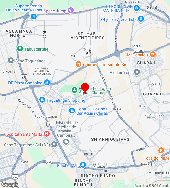 Mapa da localização