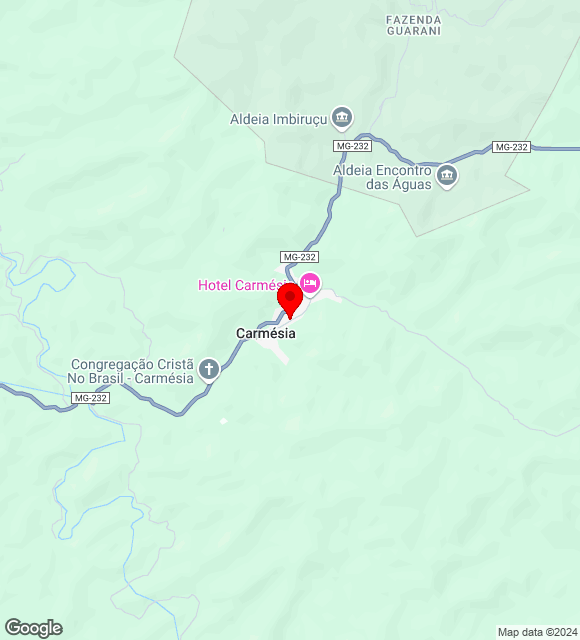 Mapa da localização