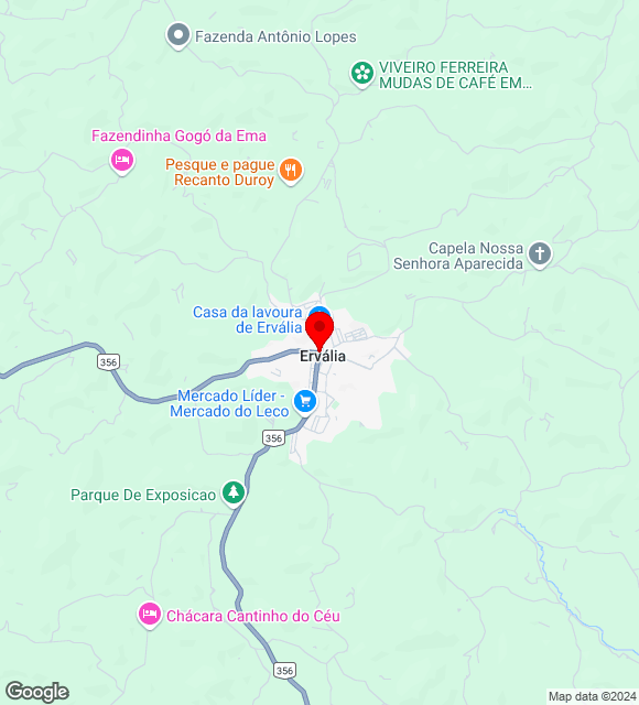 Mapa da localização