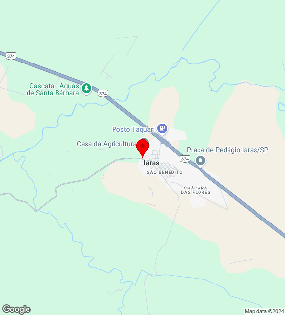 Mapa da localização