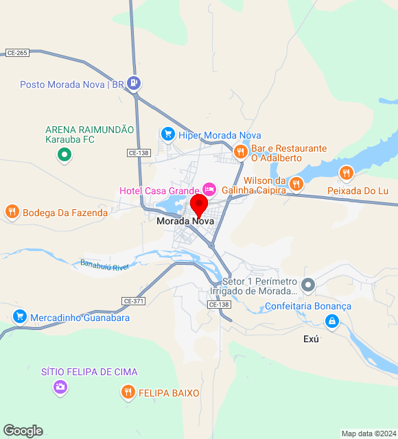 Mapa da localização