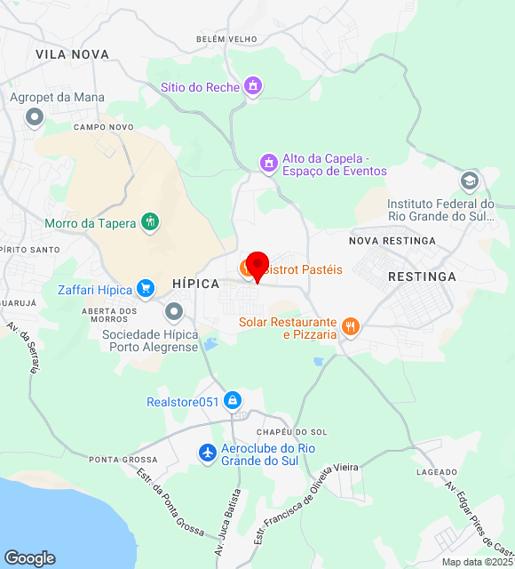 Mapa da localização