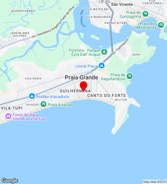 Mapa da localização