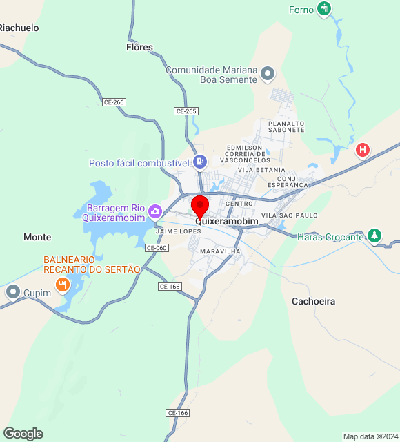 Mapa da localização