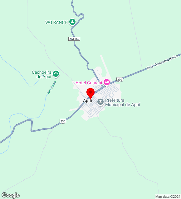 Mapa da localização