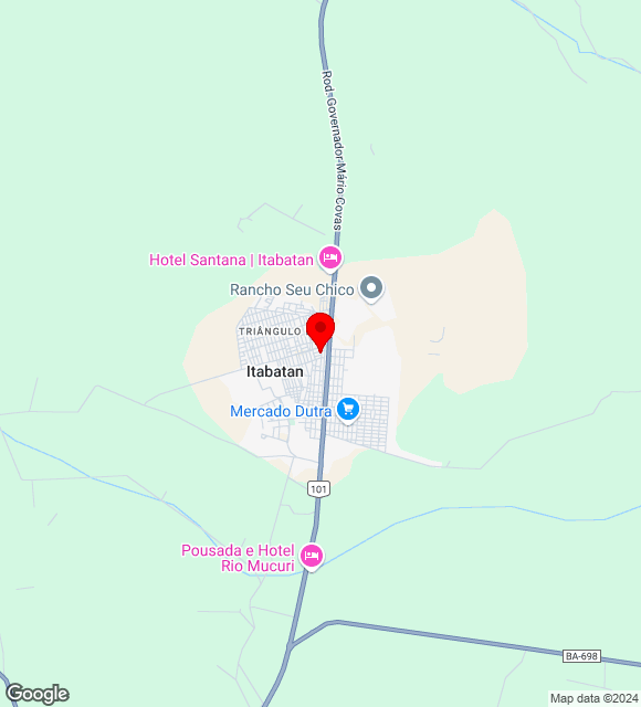 Mapa da localização