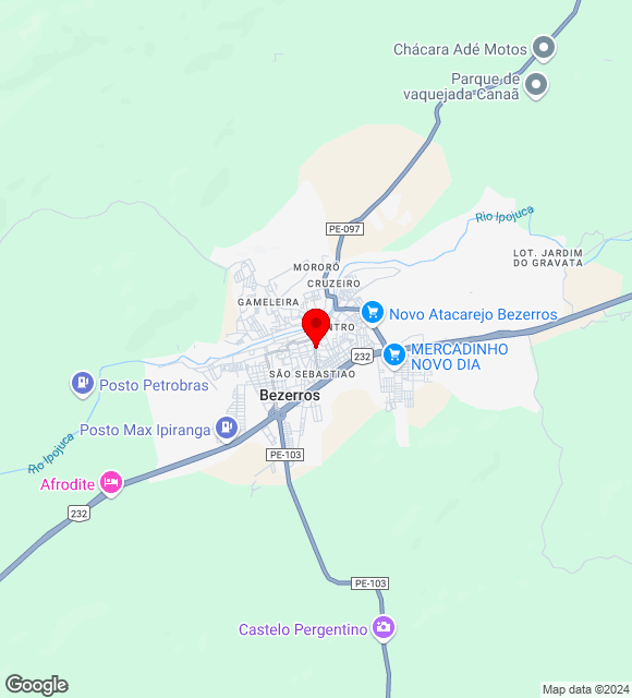 Mapa da localização