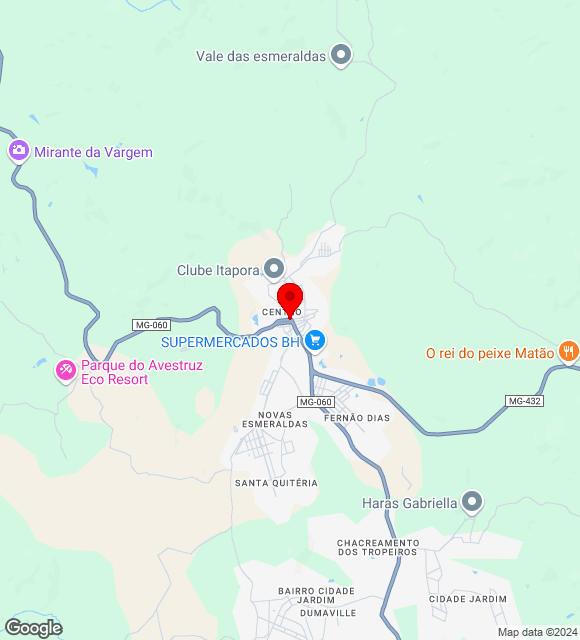 Mapa da localização