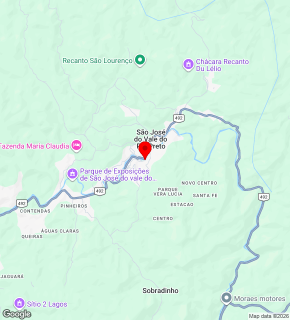 Mapa da localização