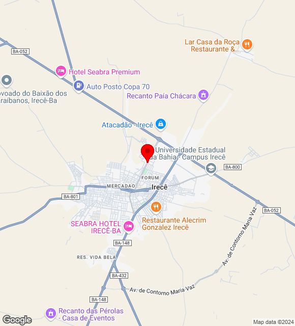 Mapa da localização