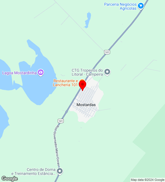 Mapa da localização