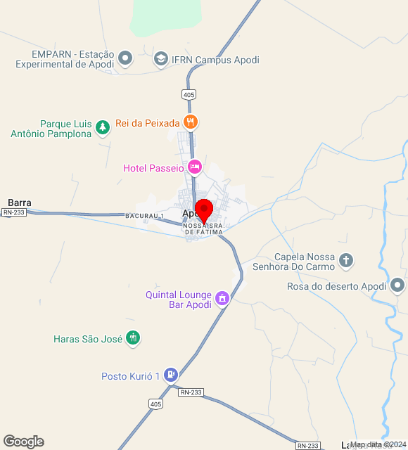 Mapa da localização