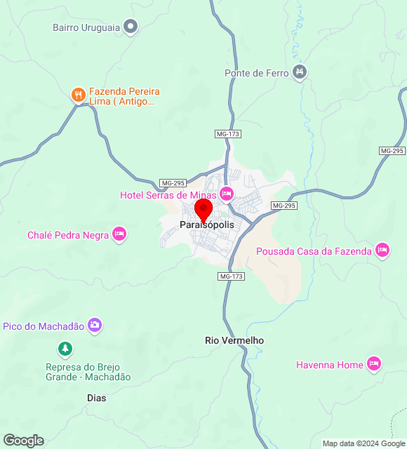 Mapa da localização