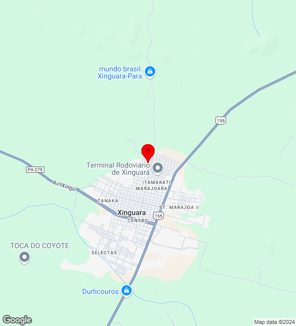 Mapa da localização