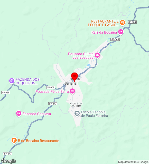 Mapa da localização