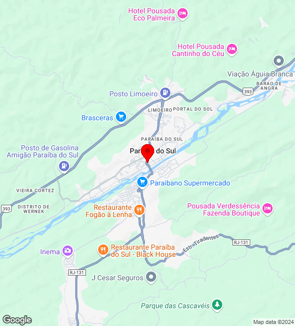 Mapa da localização