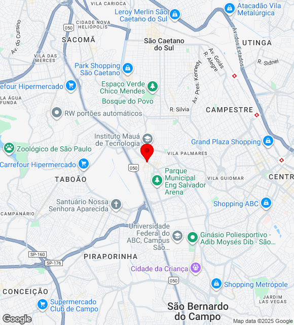 Mapa da localização