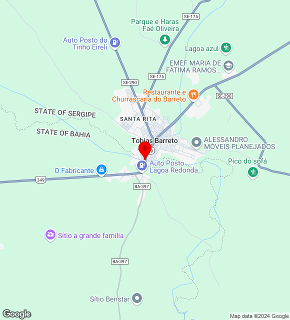 Mapa da localização