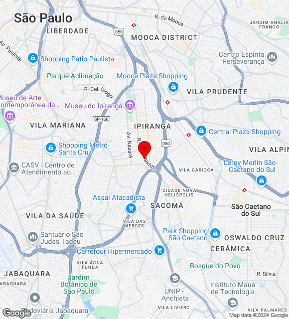 Mapa da localização