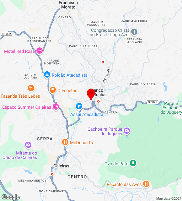 Mapa da localização