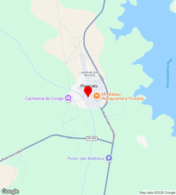 Mapa da localização