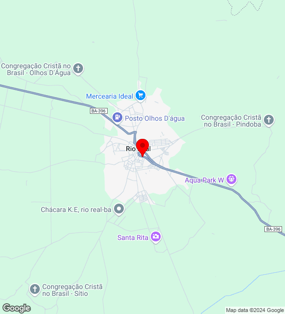 Mapa da localização