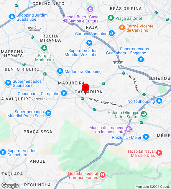 Mapa da localização