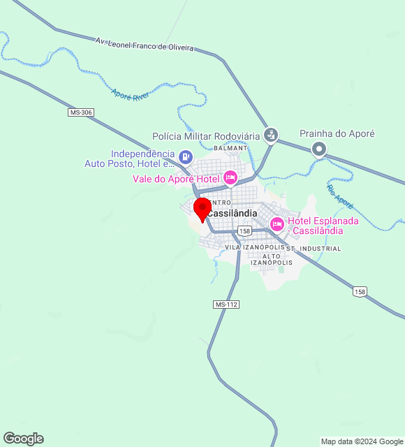 Mapa da localização