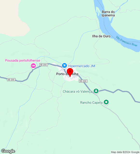 Mapa da localização