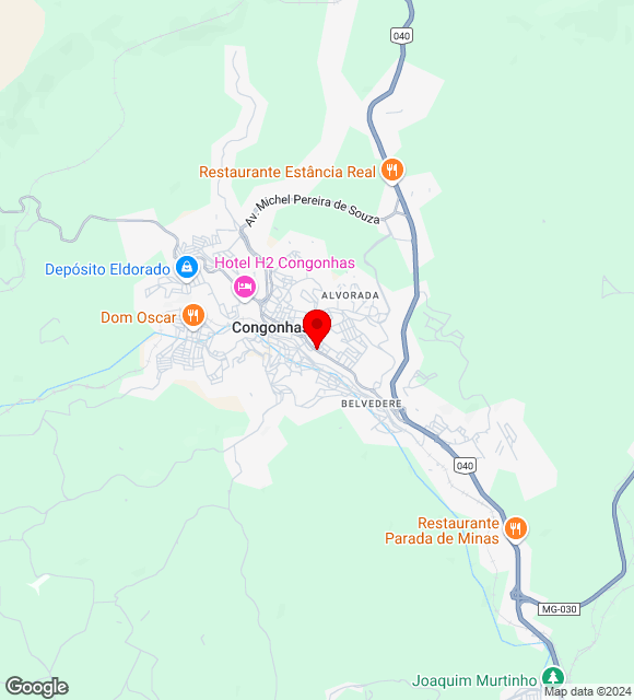 Mapa da localização