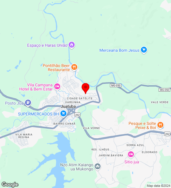 Mapa da localização