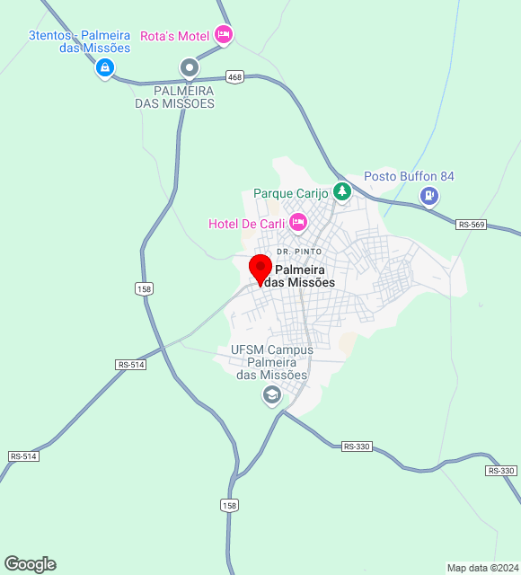 Mapa da localização