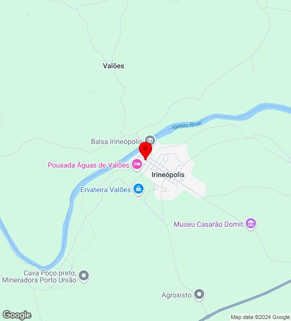 Mapa da localização