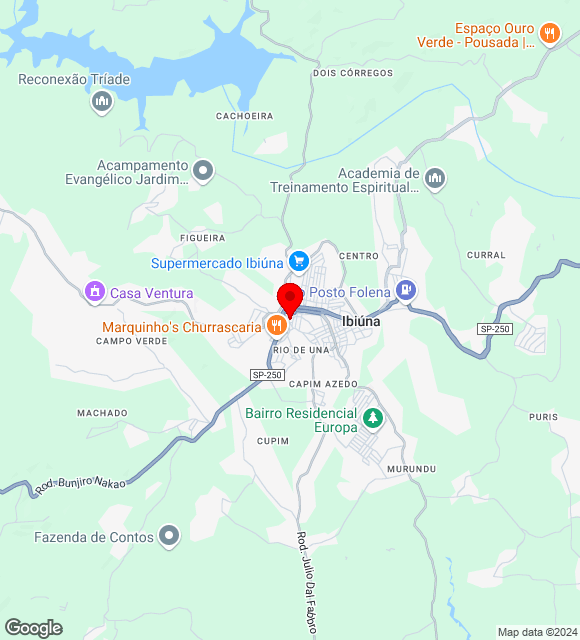 Mapa da localização