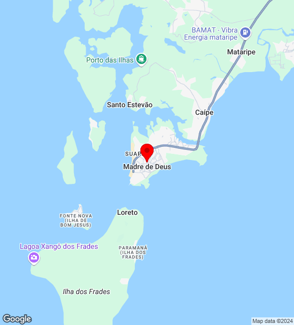 Mapa da localização