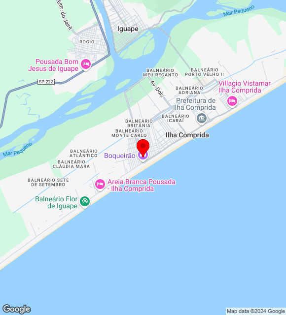 Mapa da localização