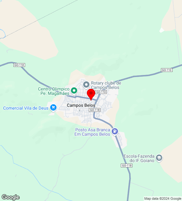 Mapa da localização