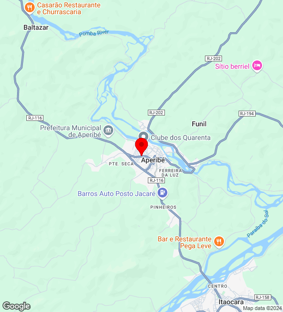 Mapa da localização