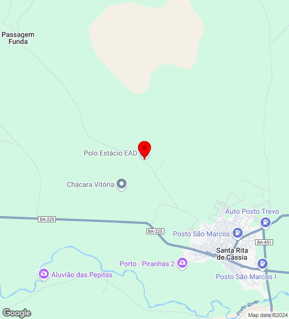 Mapa da localização