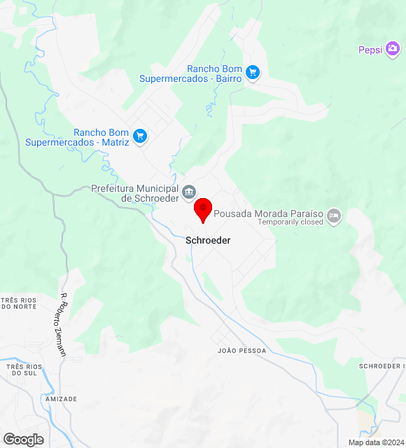 Mapa da localização