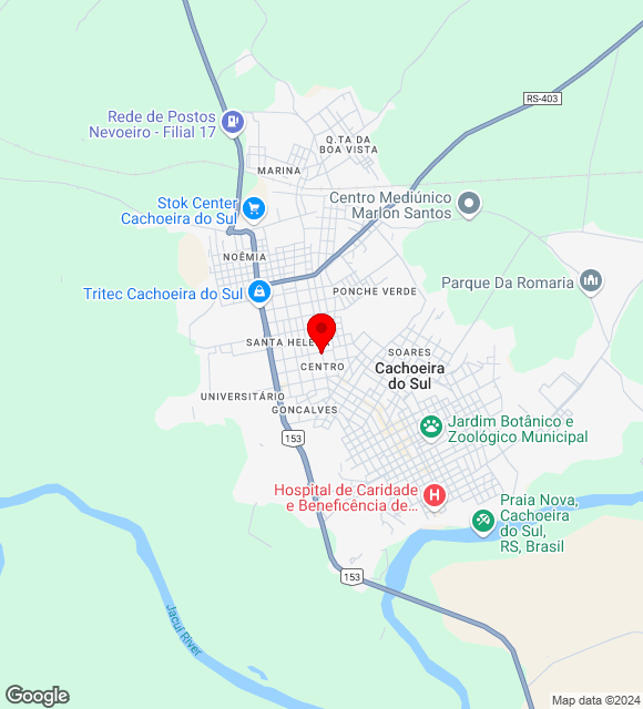 Mapa da localização