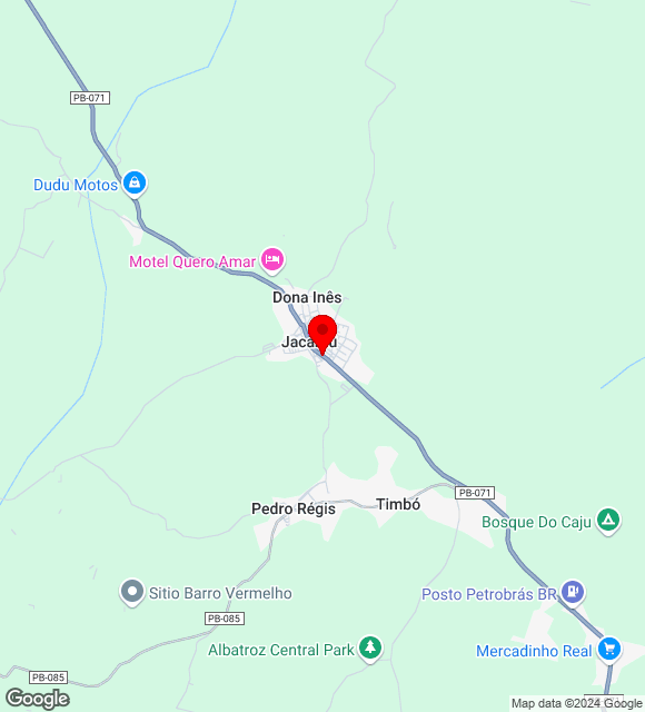 Mapa da localização