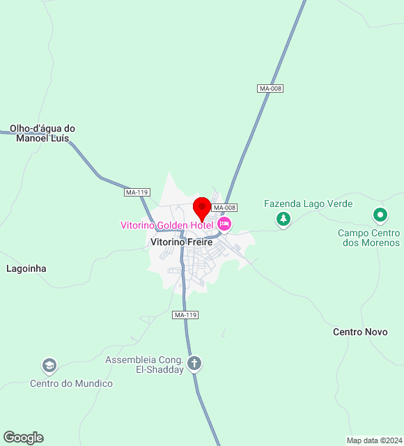 Mapa da localização