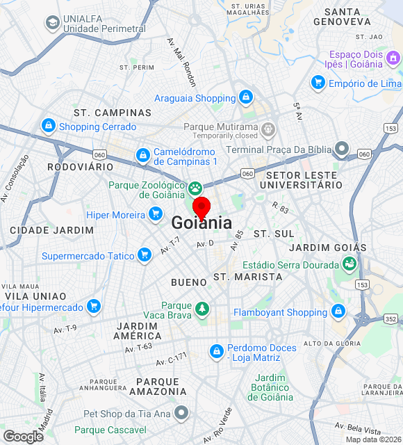 Mapa da localização