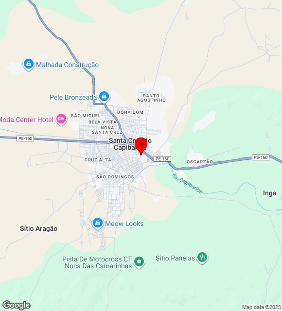 Mapa da localização