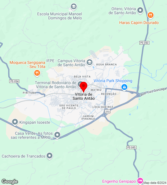 Mapa da localização