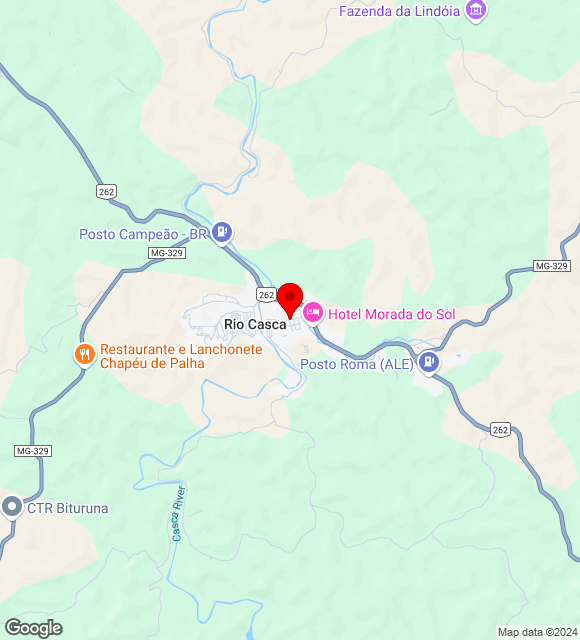 Mapa da localização